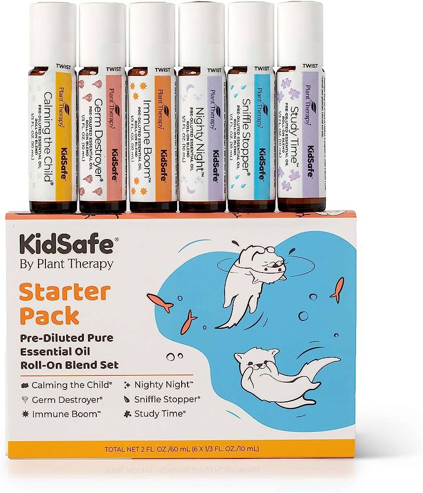 Plant Therapy Essential Oils KidSafe Starter Set for Focus, Calming, Sleep, Immune Support 100% P... | Amazon (US)