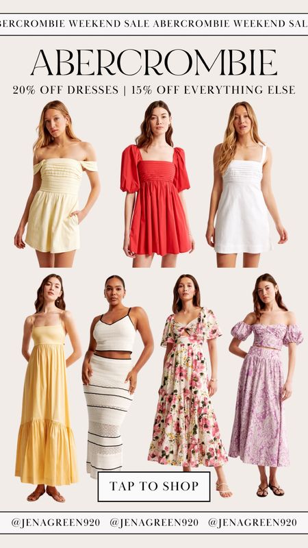 Abercrombie Outfits | Abercrombie New Arrivals | Abercrombie Fashion | Abercrombie Dresses 

#LTKstyletip #LTKfindsunder100 #LTKsalealert
