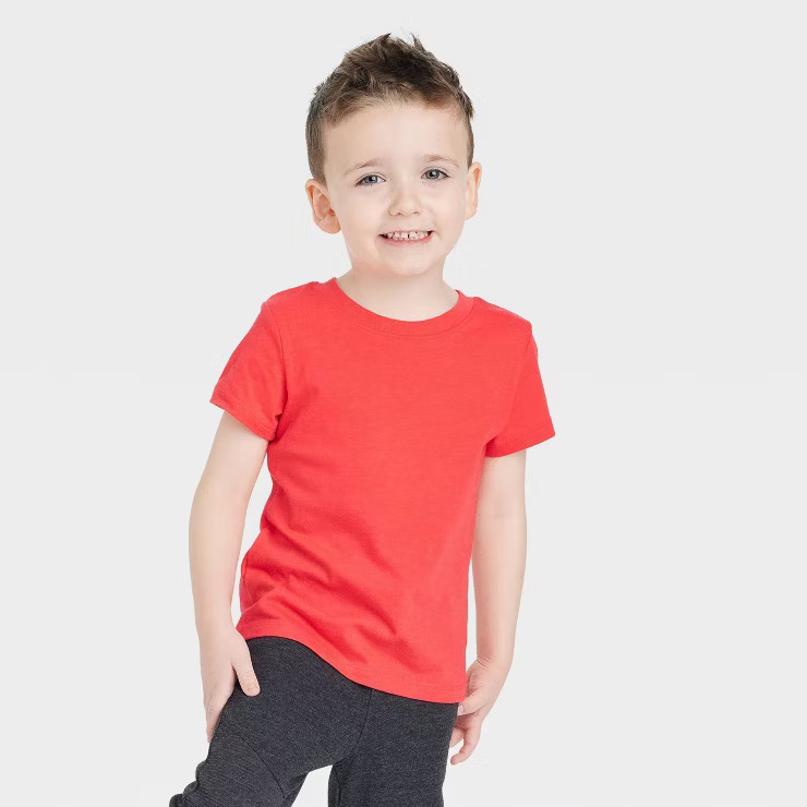 Toddler Boys' Short Sleeve Jersey T-Shirt - Cat & Jack™ | Target