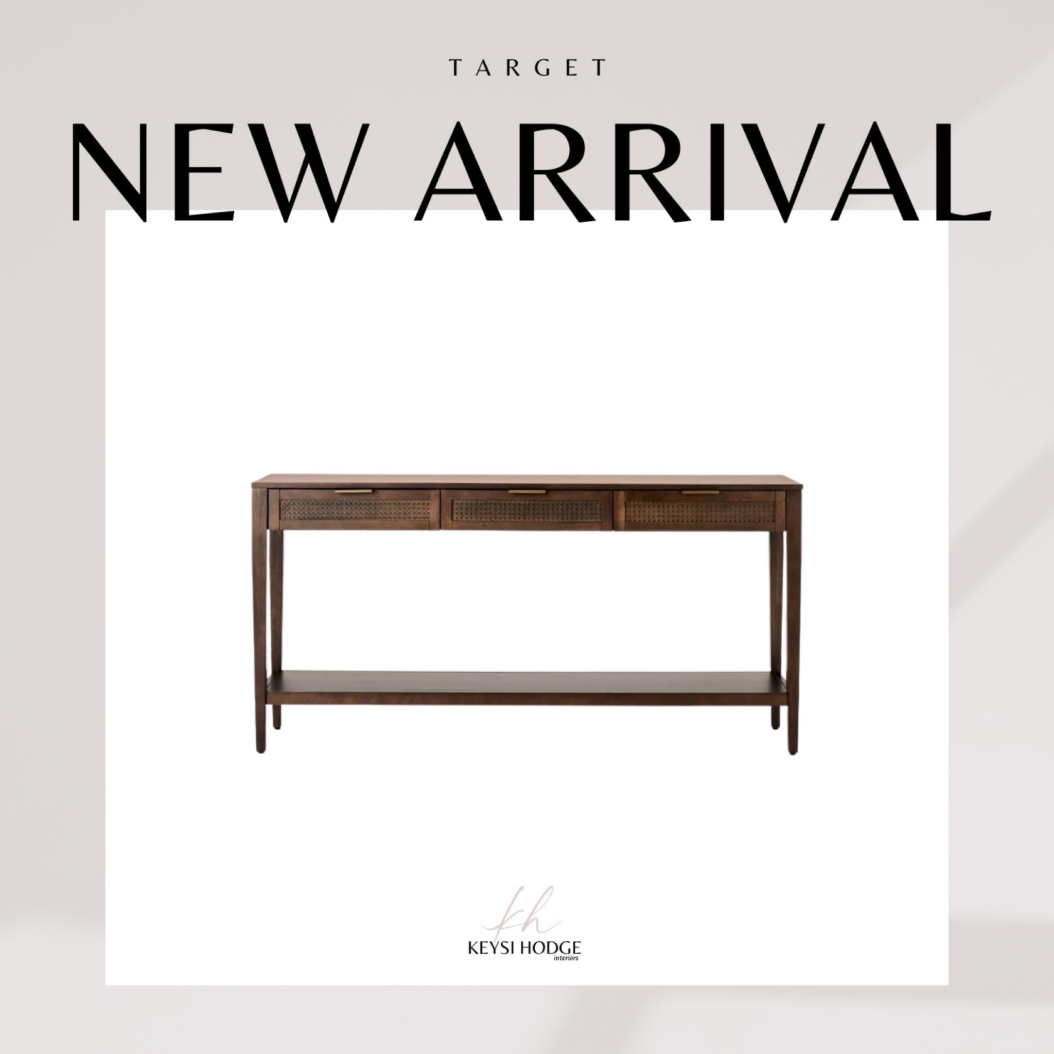 Woven drawer console table, brown console table, studio McGee console table, wood console table, entryway console table

#LTKhome #LTKFind