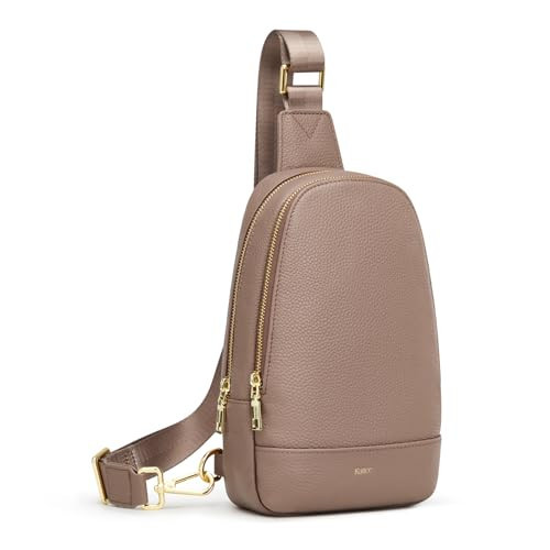 Kattee Sling Bag for Women Crossbody, Soft Leather Fanny Packs for Women, Small Crossbody Chest Bag with RFID Blocking | Amazon (US)