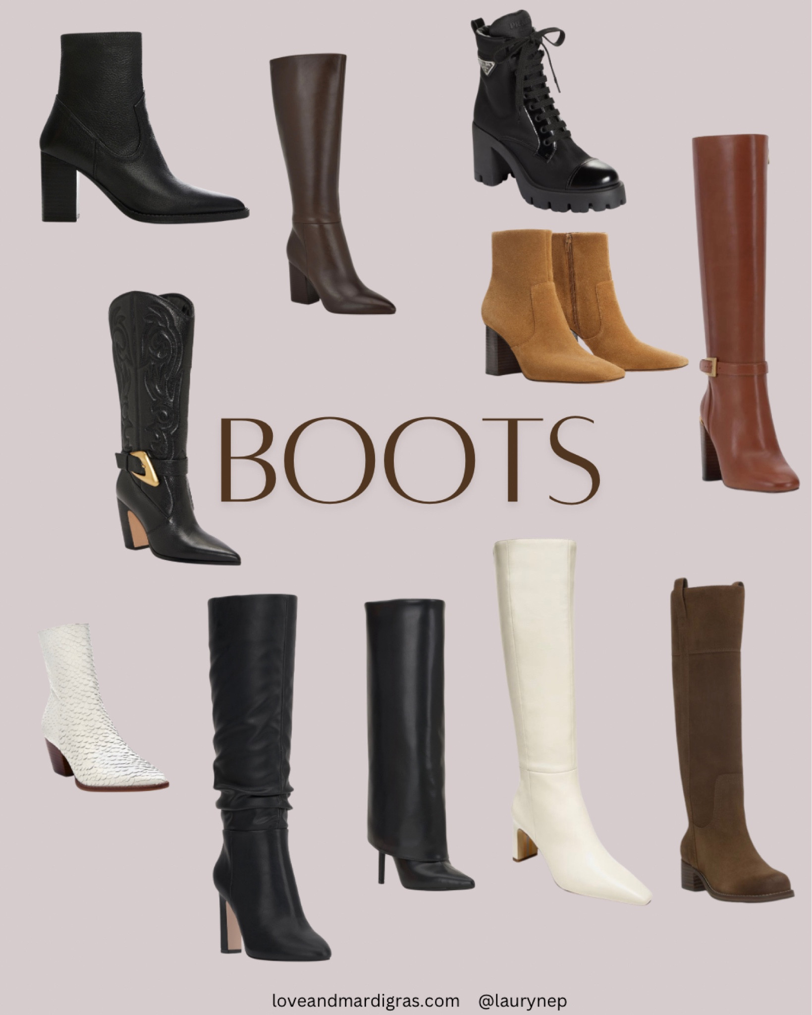 Boots made for walking 

#LTKNYFW #LTKSeasonal