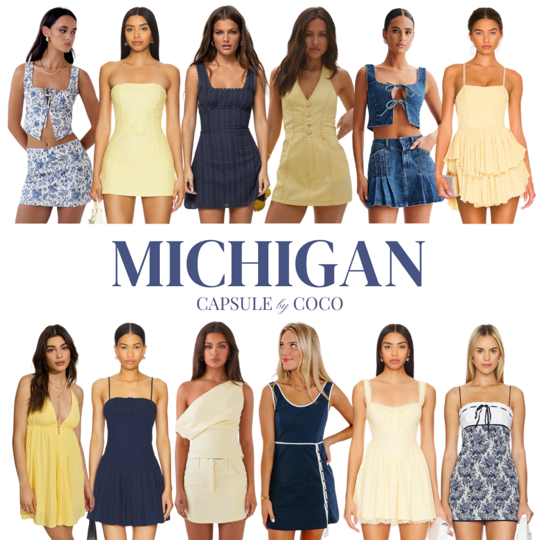 MICHIGAN GAME DAY 🏈

Michigan, University of Michigan, Ann Arbor Michigan, Michigan Wolverines, Michigan game day, Michigan gameday, Michigan game day outfit, Michigan gameday outfit, tailgating, college, fraternity, sorority, sorority outfit, sorority recruitment, sorority rush, football, tailgate, tailgating, Michigan outfit, Delta Gamma, DG, DeeGee, Kappa Kappa Gamma, KKG, Kappa Delta, KD, Tri Delta, DDD, Phi Mu, Chi Omega, Chi O, Alpha Chi Omega, Pi Beta Phi, Pi Phi, Alpha Delta Pi, ADPi, Alpha Phi, Sigma Kappa, Kappa Alpha Theta, Zeta Tau Alpha, Gamma Phi Beta, mini dress, mini dresses, yellow dress, yellow mini dress, navy dress, navy mini dress, mini dress, matching set, yellow matching set, navy matching set, college game day, college gameday, game day look, gameday look, Capsule By CoCo

#LTKSeasonal #LTKU #LTKStyleTip