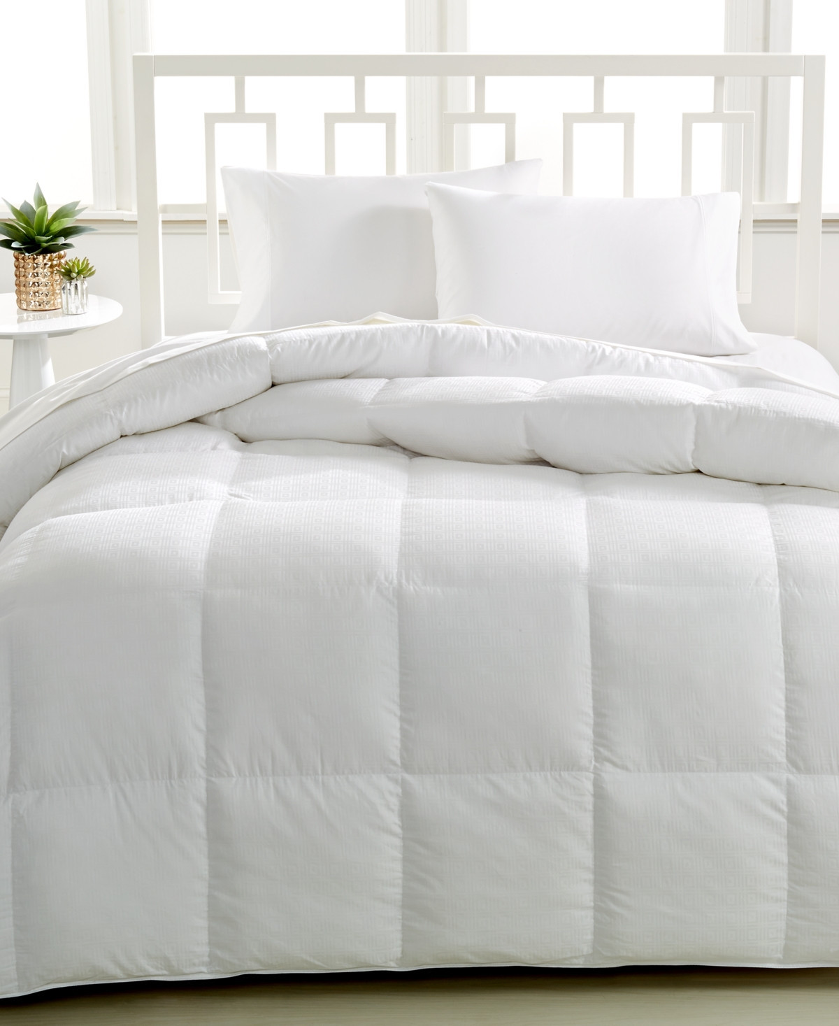 Hotel Collection Luxe Down Alternative Hypoallergenic Comforter, Full/Queen, Exclusively at Macy's - White | Macy's