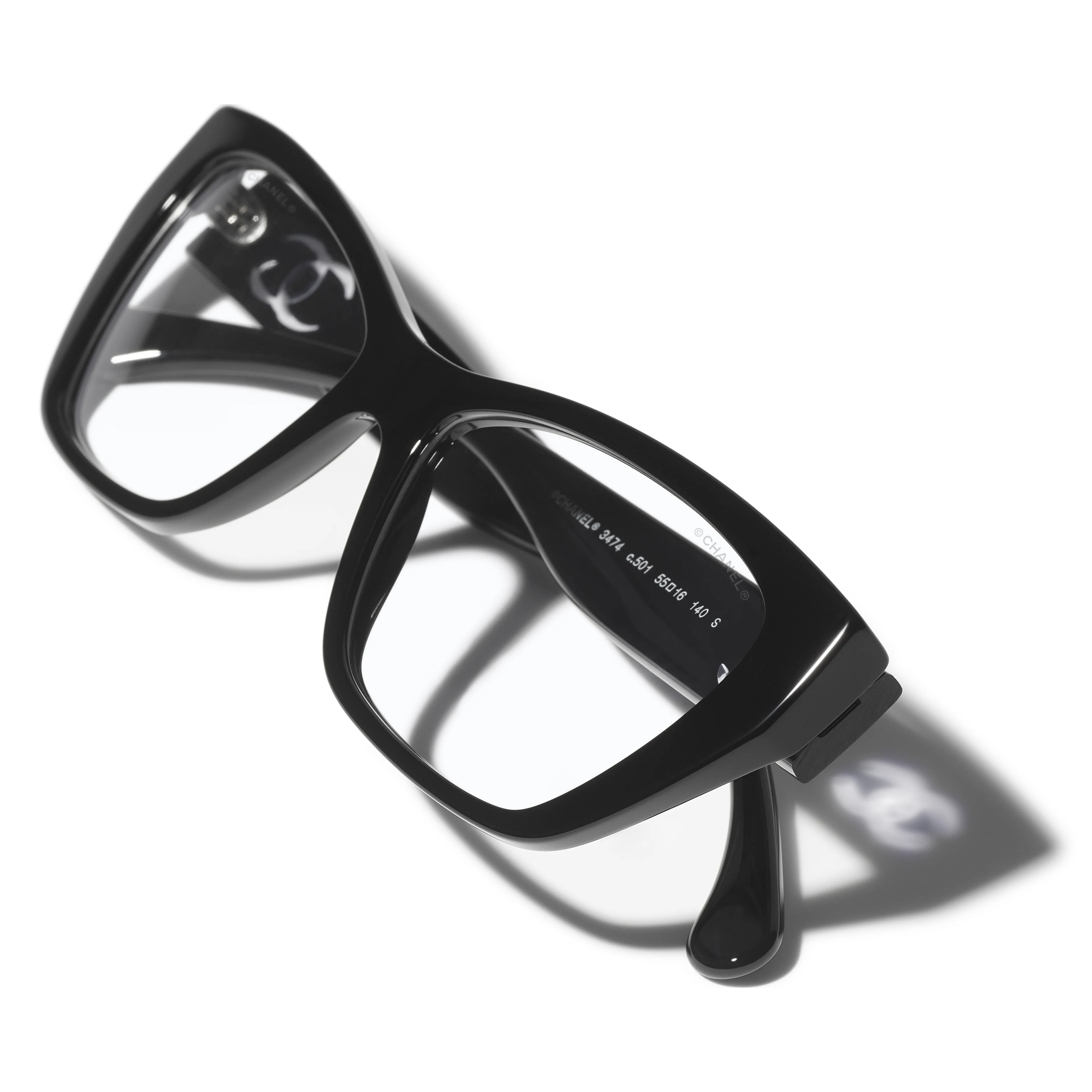 CHANEL Eyewear: Cat Eye Blue Light Glasses, acetate & nylon — Fashion | CHANEL | Chanel, Inc. (US)