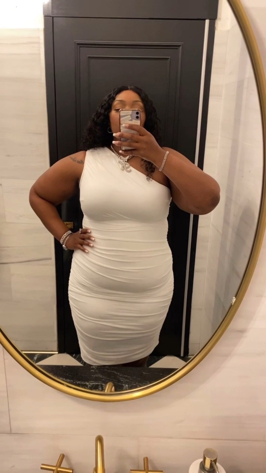 All white dinner in Dallas! I ordered this dress as a back up for an all white (with a splash of purple) color coordinated based diner for my besties birthday. 

While I couldn’t find anything purple. And my original dress came in the nick of time. I liked the fit and the vibe of this Amazon dress. 

My measurements are 45”-40”-56"
 I ordered this in a 3X.

#LTKPlusSize #LTKTravel #LTKParties