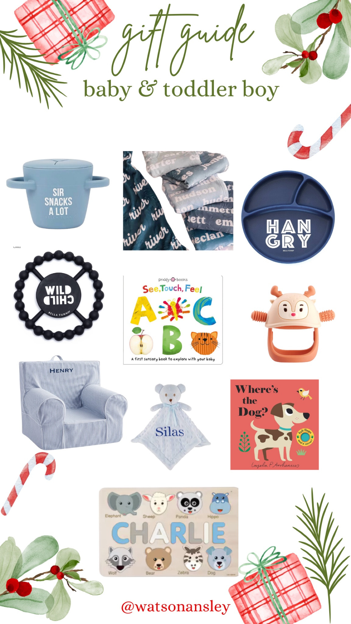 Shop gifts for baby & toddler boys in this post! These have been some of our kids favorites!

Click below to shop!

Gifts | gift guide | boy | baby boy | toddler boy | stocking stuffers | little boy | books | baby books | teether | anywhere chair | lovey | teether | cup | snack cup | bella Tunno | plate | blankets | monogram 

#LTKGiftGuide #LTKHoliday #LTKCyberWeek