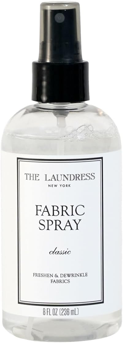 The Laundress Classic Fabric Spray, Wrinkle Release Spray, Upholstery and Linen Spray, Fabric Refresher, Clean Laundry Scent, 8 Fl Oz | Amazon (US)