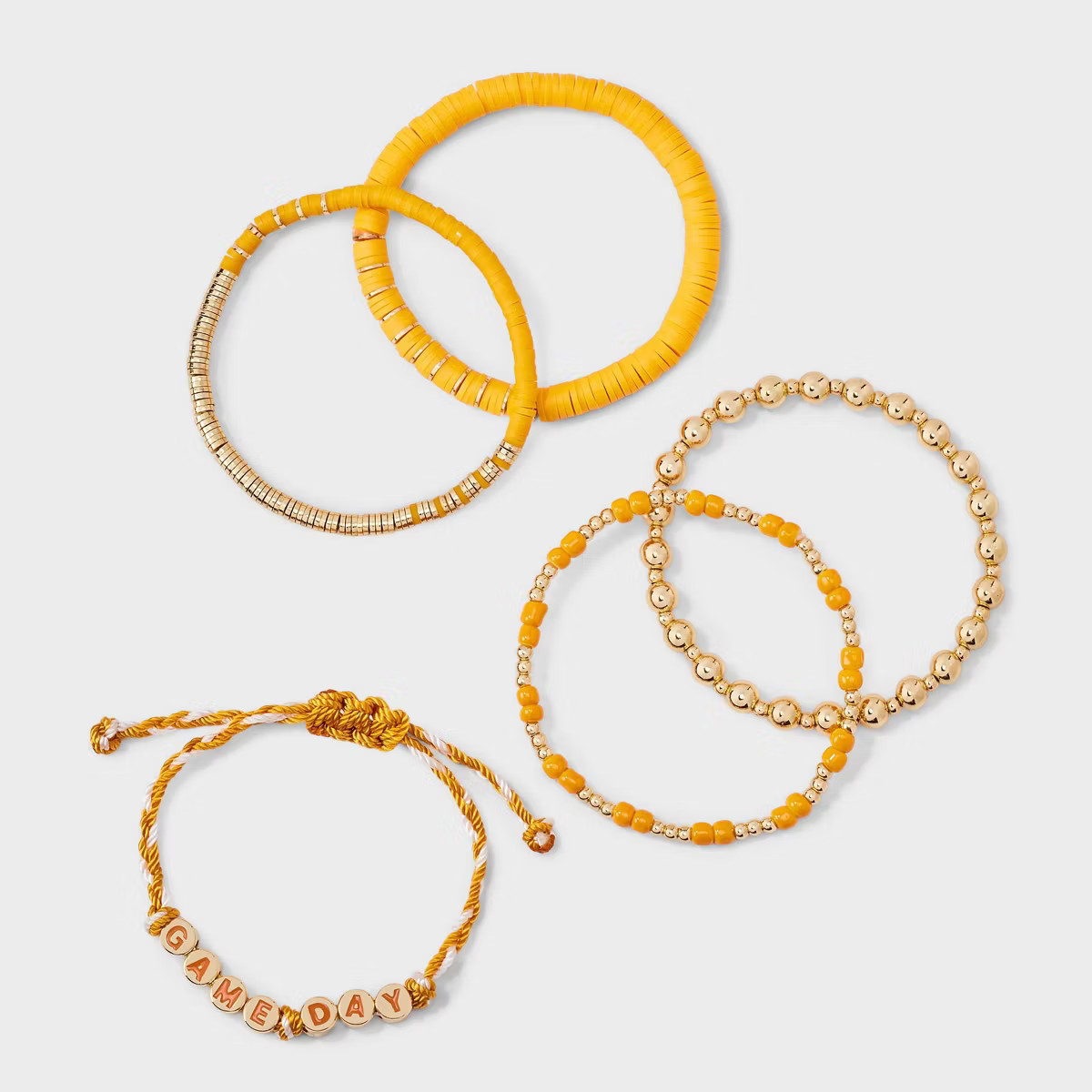 Game Day Bracelet Set 5pc - Wild Fable™ Orange | Target