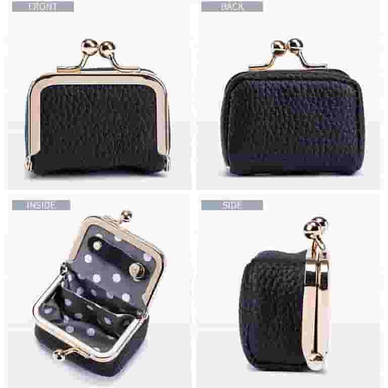 Genuine Leather Mini Jewelry Box, Vintage-Inspired Leather Coin Purse Jewelry Case Organizer, Min... | Walmart (US)