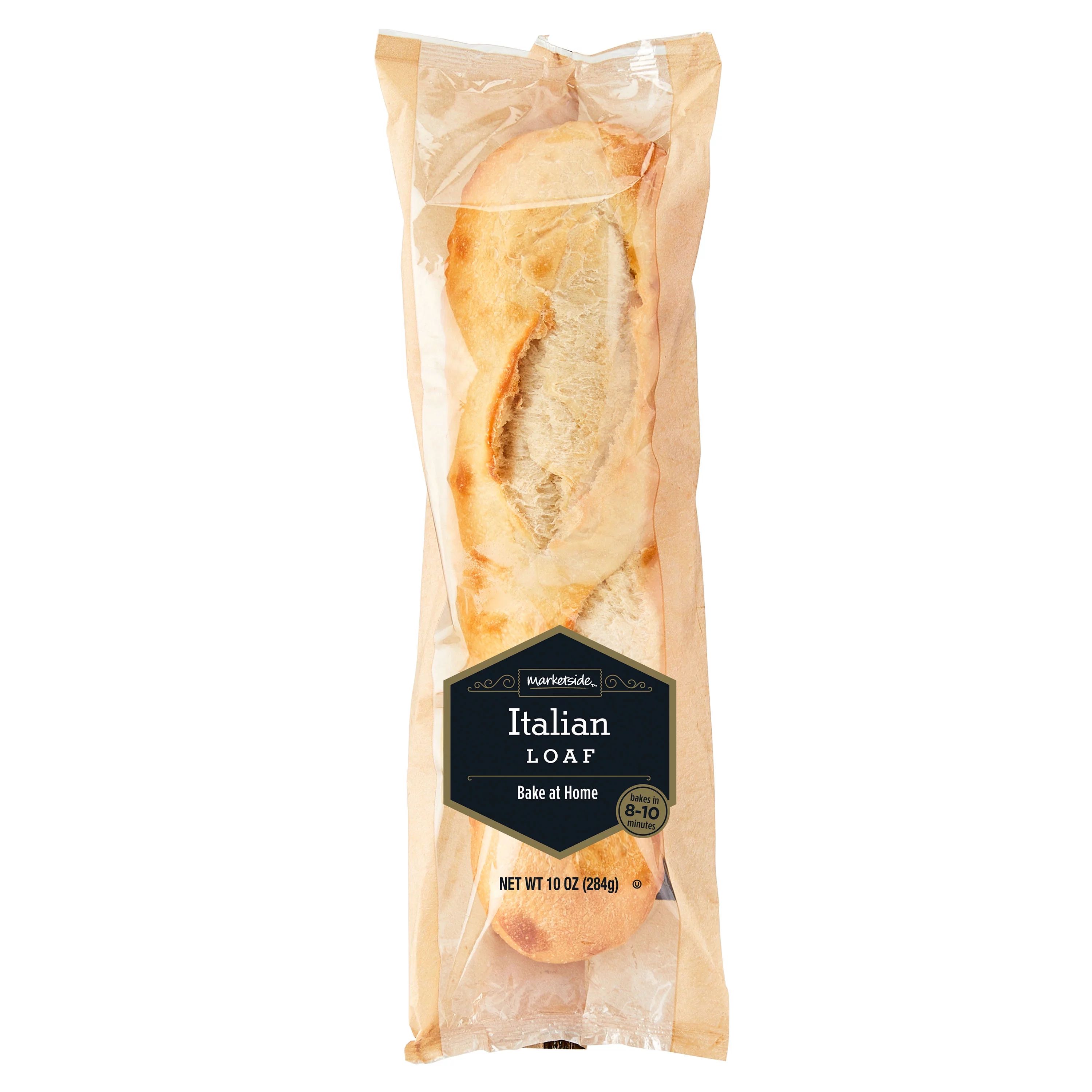 Marketside Italian Loaf Bread, Bake at Home, 10oz | Walmart (US)