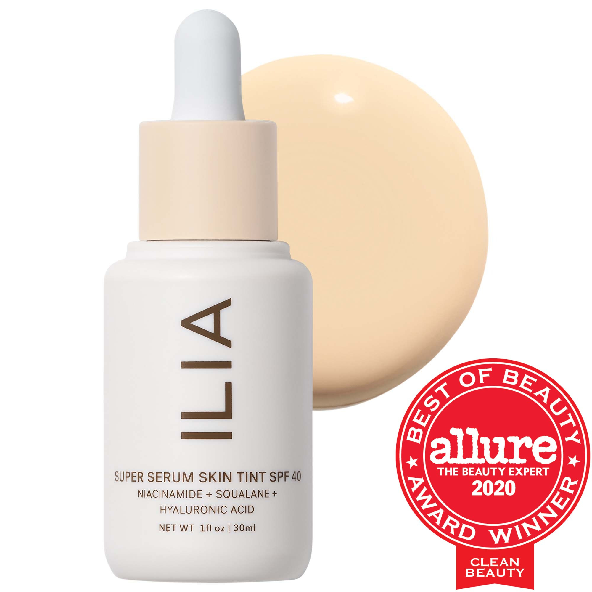 ILIA Super Serum Skin Tint SPF 40 Foundation Skye ST0.5 1 oz/ 30 mL | Sephora (US)