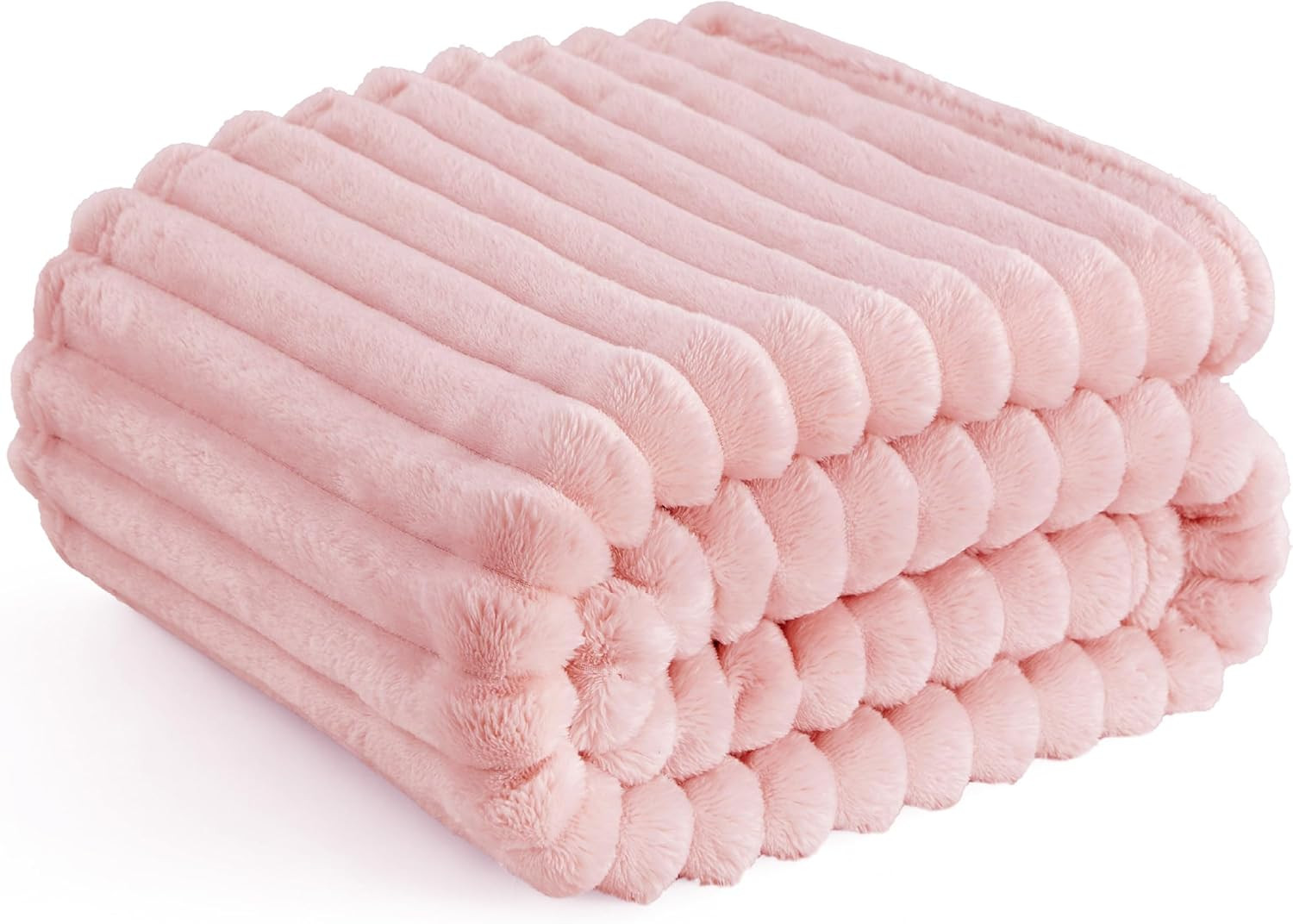 Bedsure GentleSoft Valentines Pink Throw Blanket for Couch - Super Soft Cozy Valentines Blankets ... | Amazon (US)