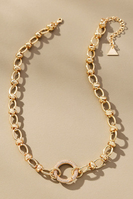 Linked Circle Chain Necklace | Anthropologie (US)
