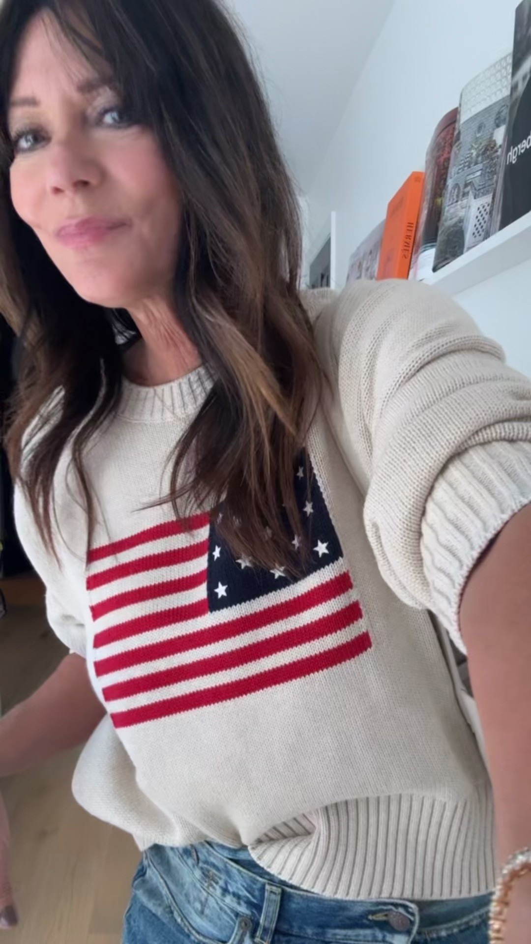 Memorial Day fit check 
Can’t believe the quality of this cotton sweater for only $49!! And this Italian leather handbag only $168 - insane quality!! Trust me this brand is on fire right now! 
Wearing small in the sweater and 28 in the jeans 

@onequince

#LTKgrwm #LTKWorkwear #LTKSaleAlert