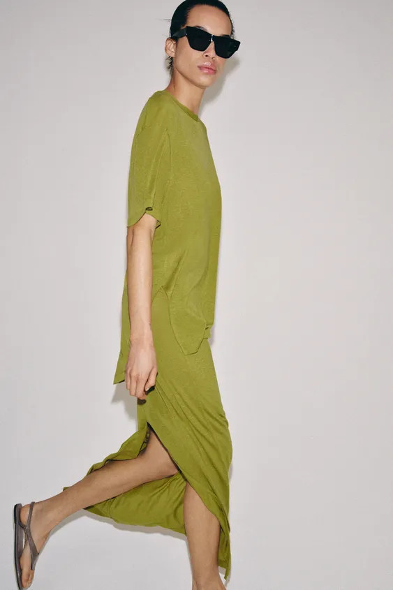 LONG FLOWY SKIRT | Zara US
