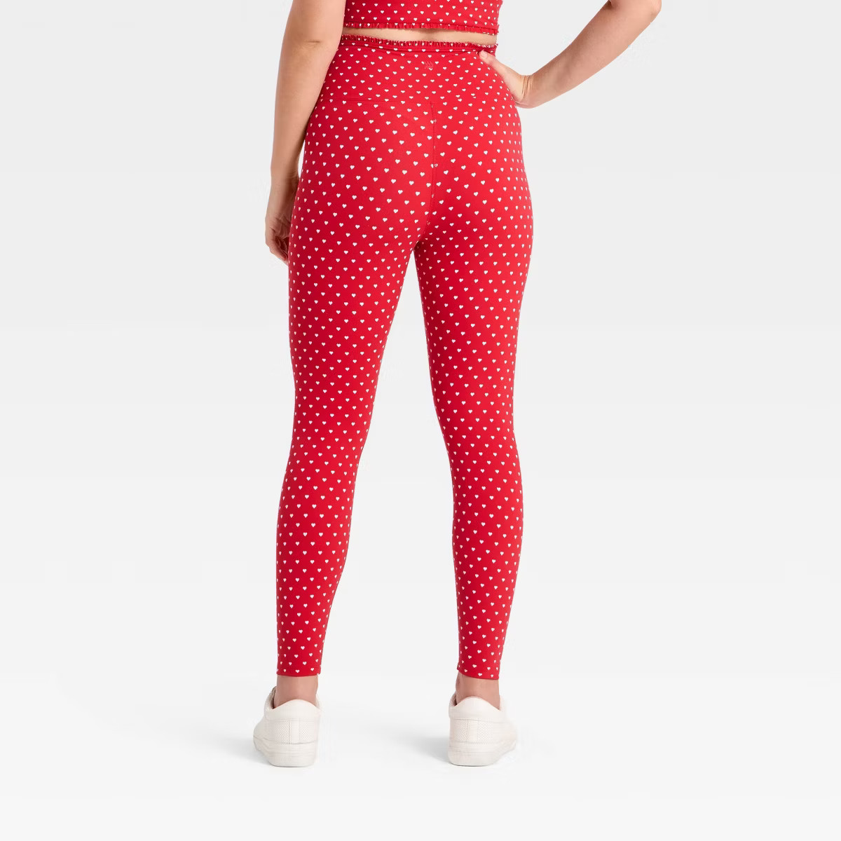 Women's Everyday Soft Ultra High-Rise Ruffle Crossover 7/8 Leggings - All In Motion™ | Target