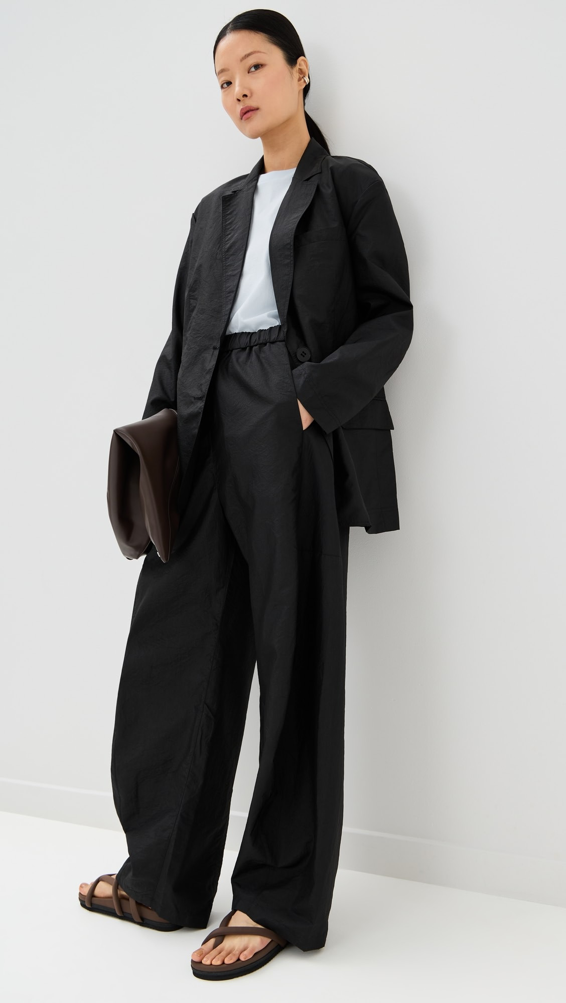 Crispy Nylon Liam Blazer | Shopbop