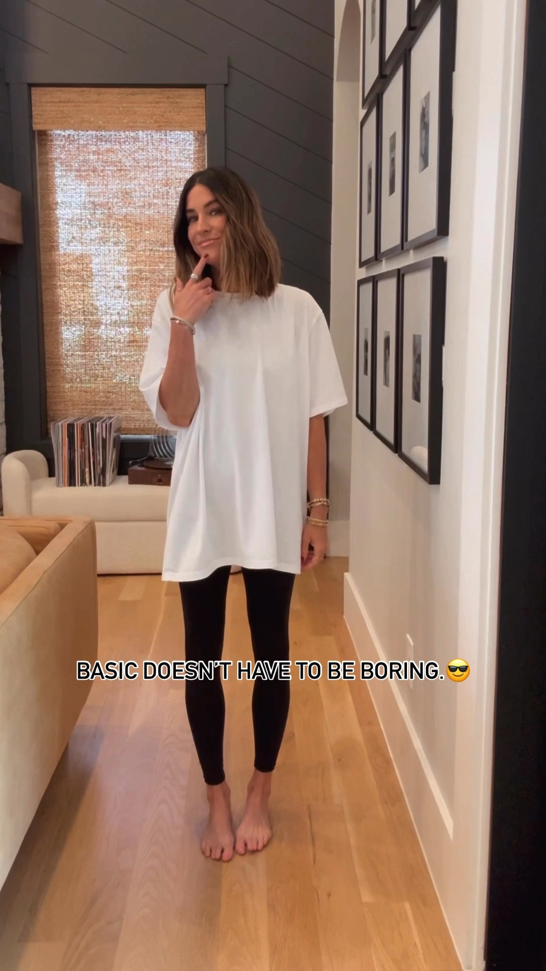 ✨Tee, leggings, hat, accessories, and bag are all Amazon. I’ve washed and dried this tee so manny times and it still looks new!🙌🏼 Available In sizes s-3X. I have the medium. 