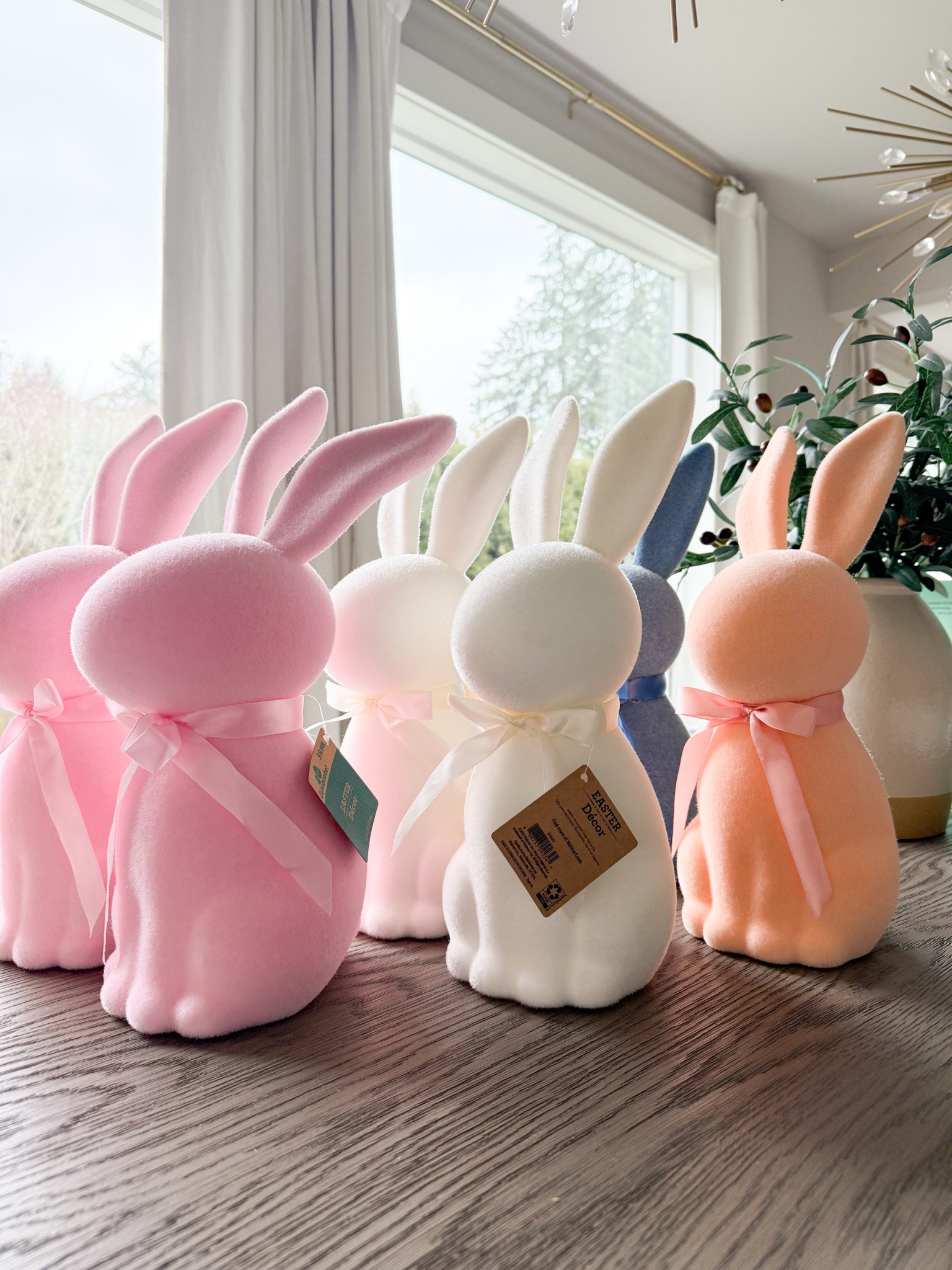 Easter Flocked Bunny Decor in Green, Pink, Cream, Peach, and Blue!

#LTKHome #LTKMostLoved #LTKFindsUnder50