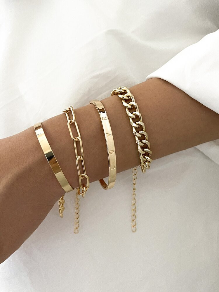 4pcs Minimalist Bracelet | SHEIN