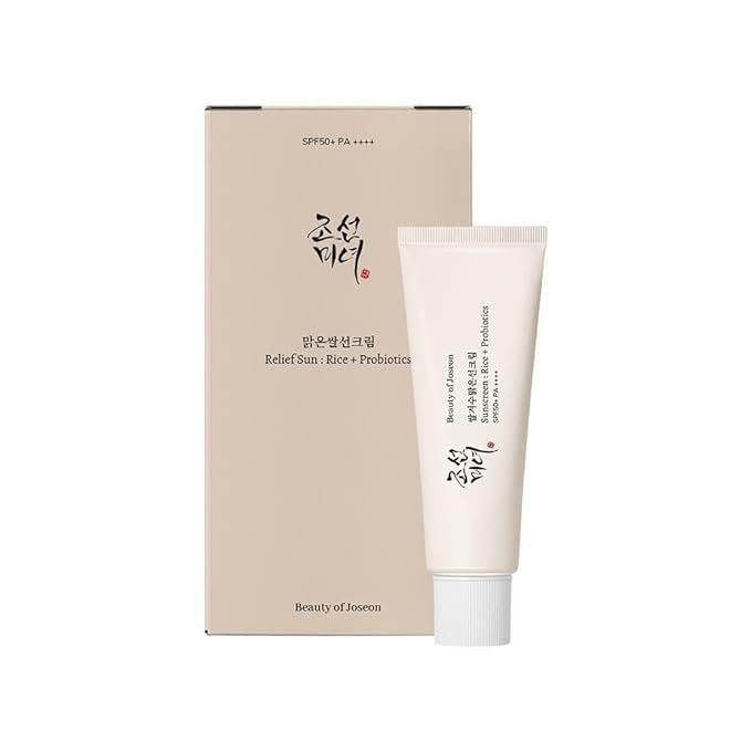 Relief Sun Organic sunscreen SPF50,+PA++++ Rice and Probiotics | Korean Skin Care Solution for Al... | Amazon (US)