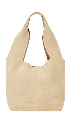 Veronica Beard Suede Sling Bag in Latte from Revolve.com | Revolve Clothing (Global)