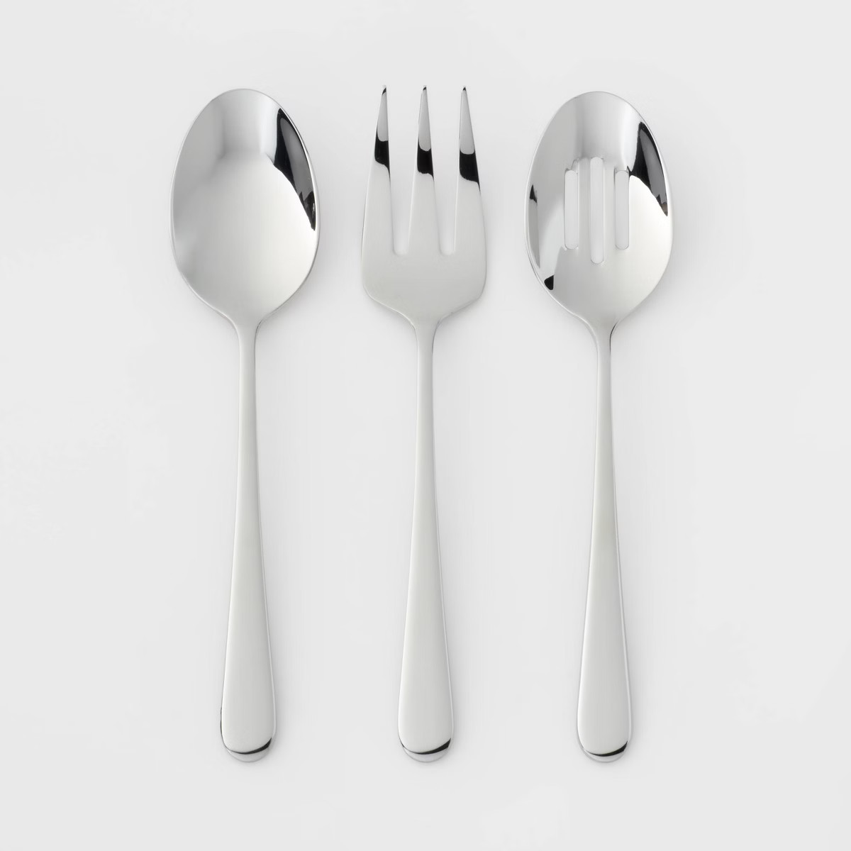 3pc Harrington Serve Set Silver - Threshold™ | Target