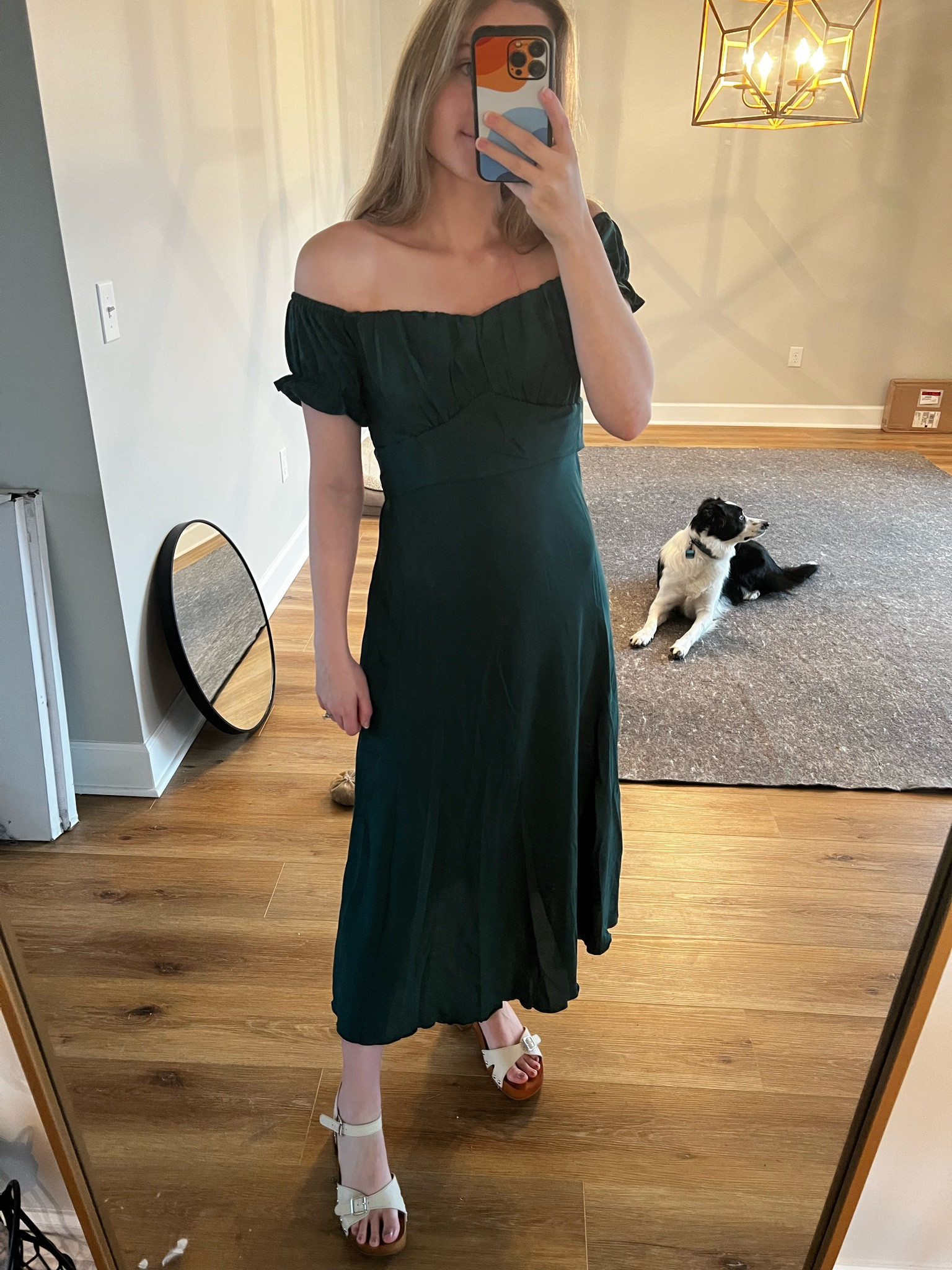 Amazon wedding guest dress! Wearing a size small, runs tts. 
| amazon | wedding | wedding guest | midi dress | dresses | dress | amazon dress | wedding guest dress | wedding guest inspo | amazon finds | amazon dresses | amazon fashion | amazon style | bridal shower dress | baby shower dress | photo session dress | valentines | date night | bridal tea | formal dress | event dress | event wear | 

#LTKwedding #LTKunder100 #LTKSeasonal