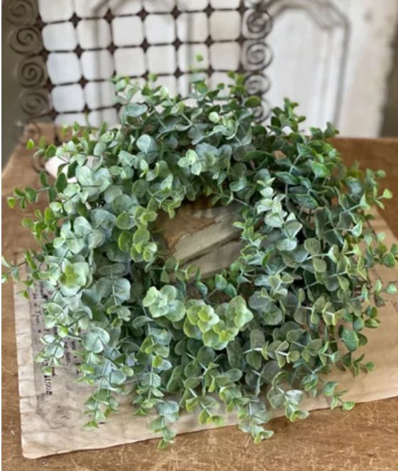 Greenbriar Eucalyptus Candle Ring | Interior Delights