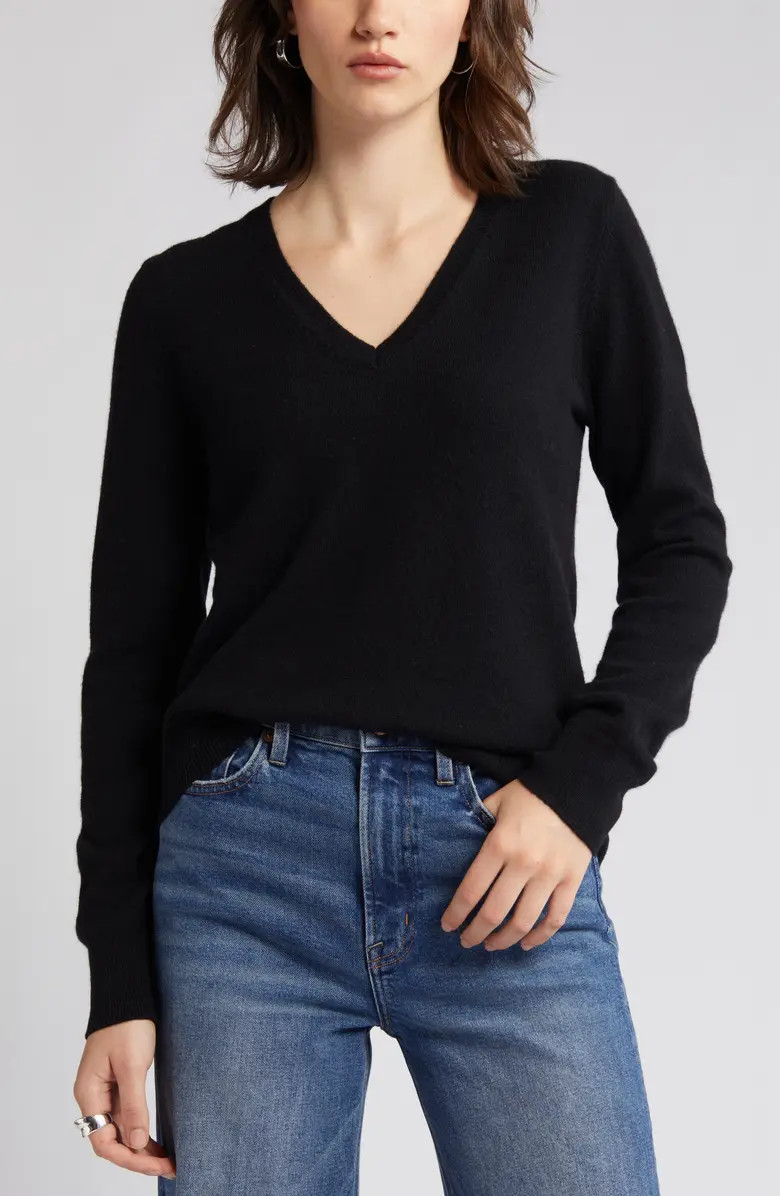 Cashmere V-Neck Sweater | Nordstrom