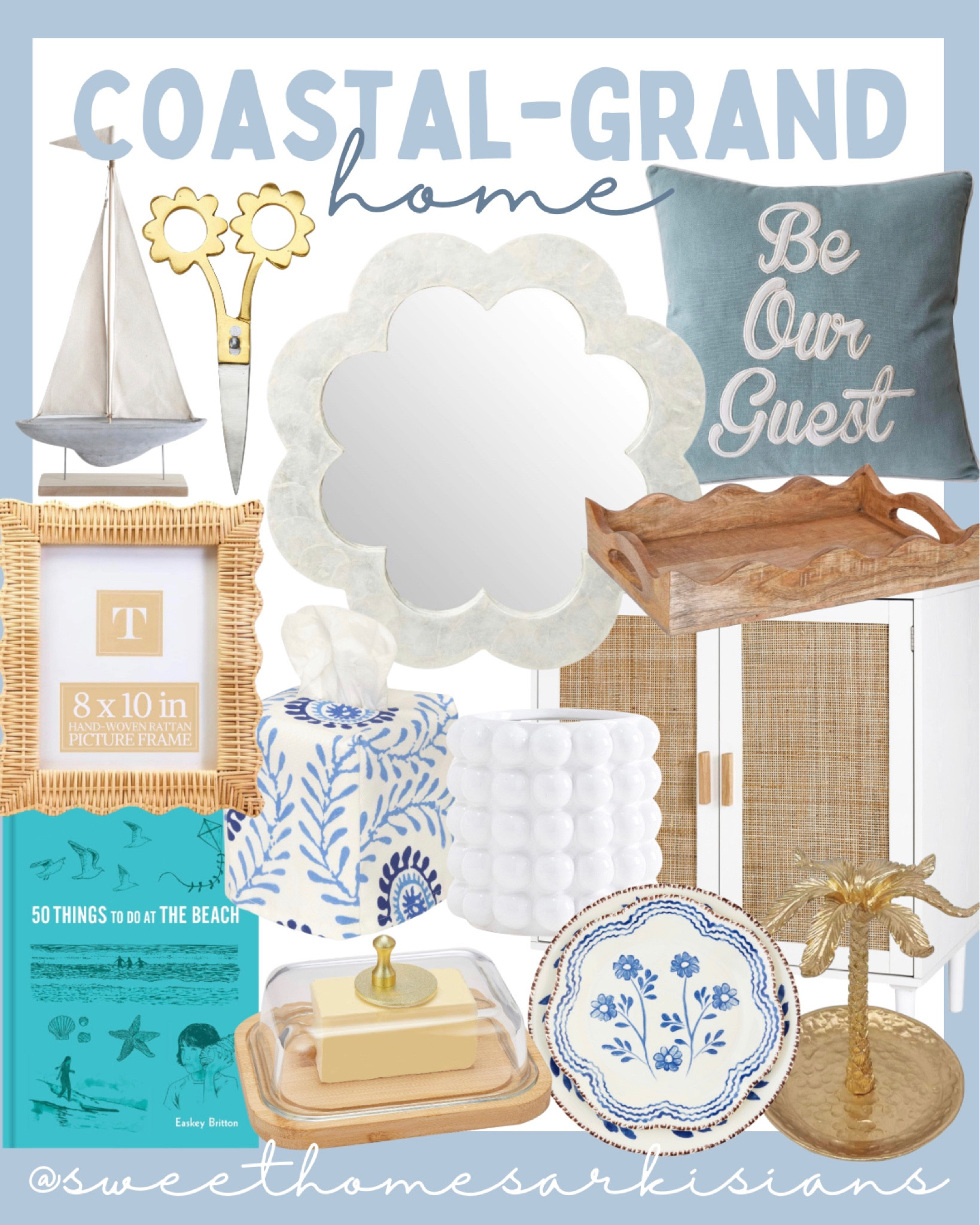 coastal-grandmillenial home finds from amazon 💙

#LTKhome