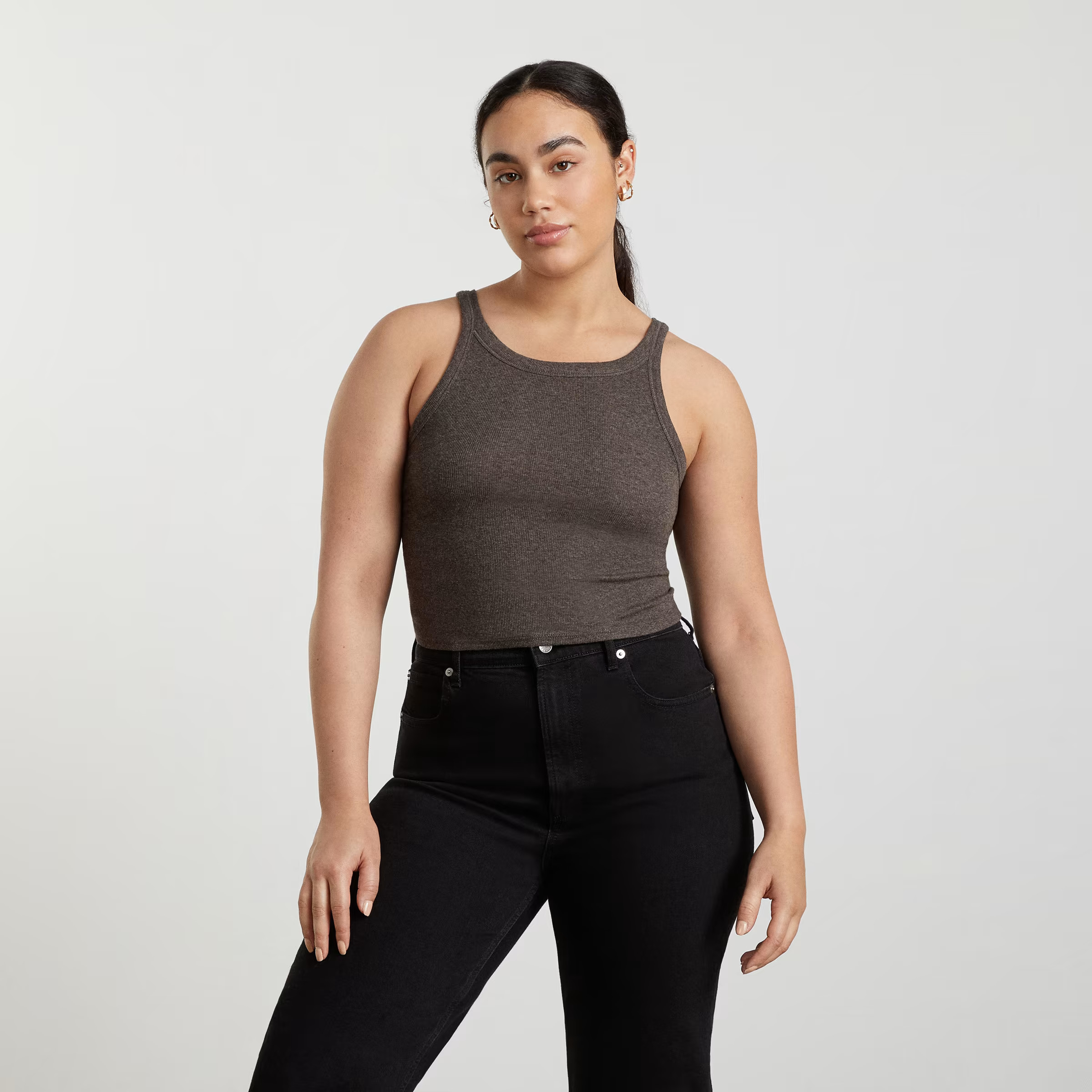 The Pima Micro-Rib Short Tank | Everlane