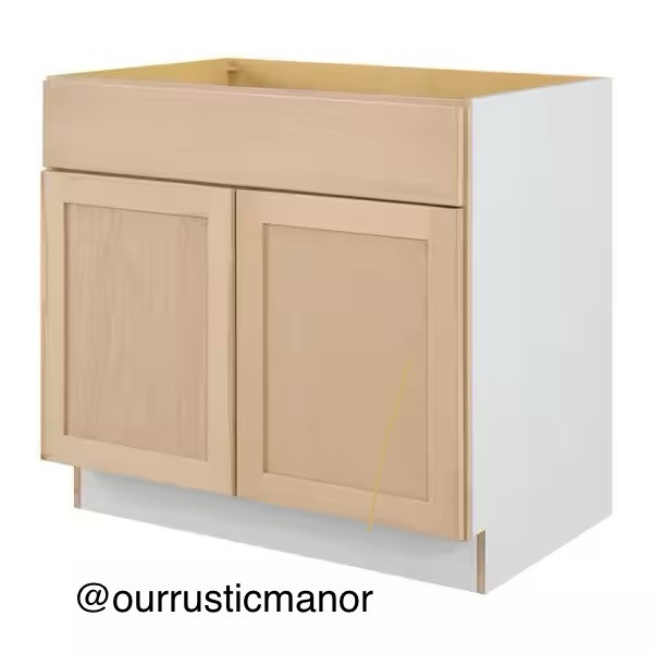 Home depot Unfinished cabinets for home office.
#homeoffice #diy

#LTKHome