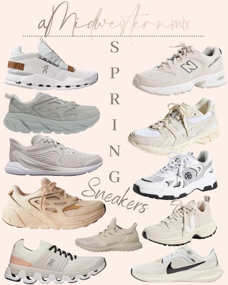 Neutral sneakers for spring! Perfect for mom (or not mom) walks! 

#LTKshoecrush #LTKstyletip #LTKfindsunder100