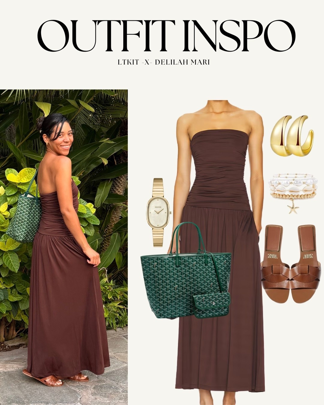 Dinner on vacation OOTD