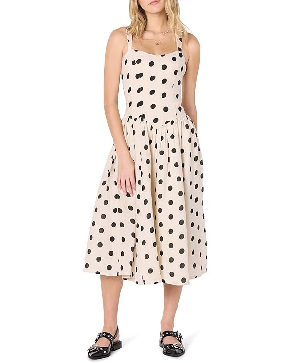 The Drop Women's Balu Feminine Shaped Waist Midi Dress | Amazon (US)