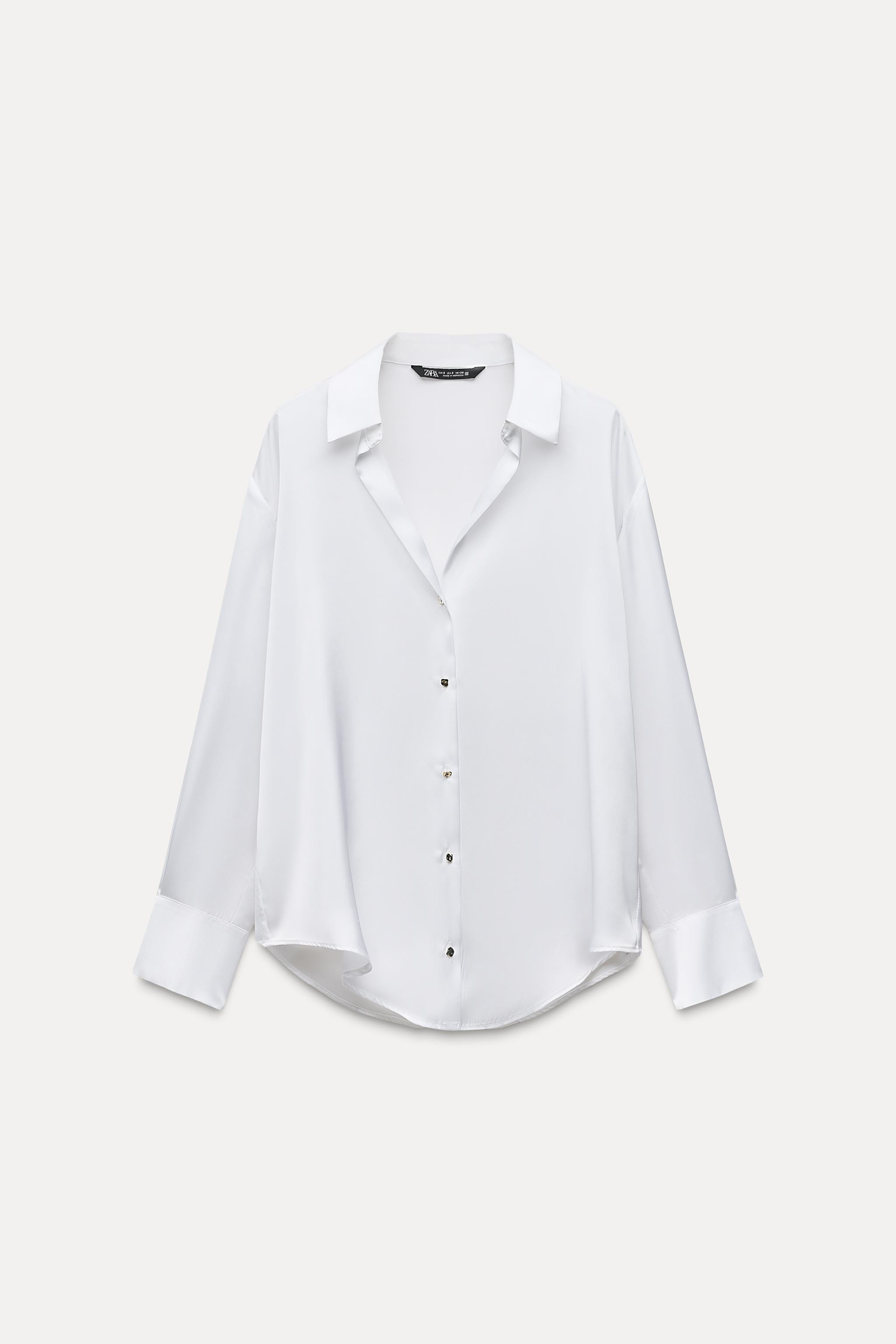 BASIC SATIN SHIRT | Zara UK
