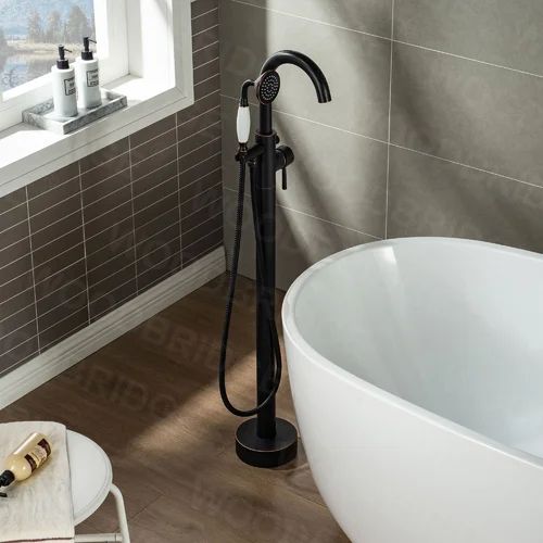 F0027ORBVT Single Handle Floor Mounted Freestanding Tub Faucet | Wayfair North America