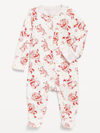 2-Way-Zip Sleep & Play Footed One-Piece for Baby | Old Navy (US)