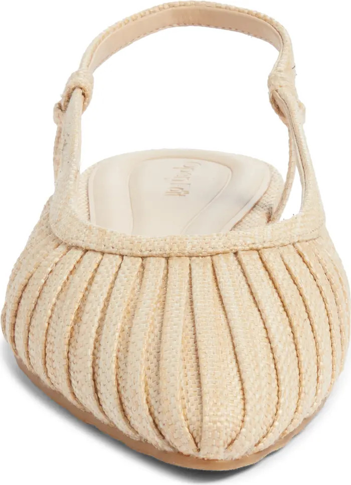 Kaira Woven Slingback Flat (Women) | Nordstrom