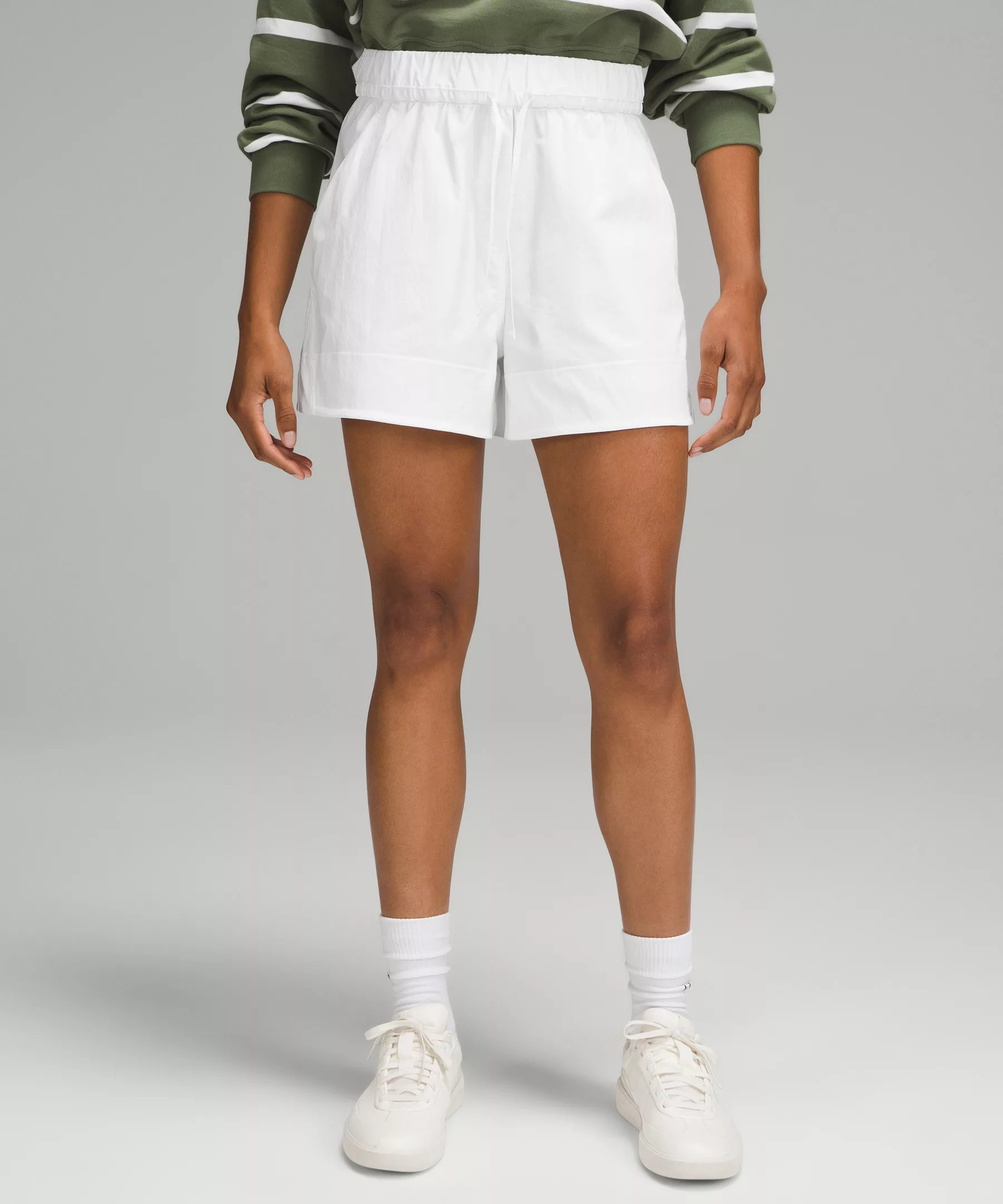 Cinchable Waist High-Rise Woven Short 3.5" | Women's Shorts | lululemon | Lululemon (US)