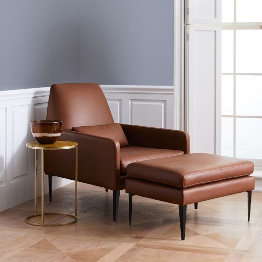 Smythe Leather Chair | West Elm (US)