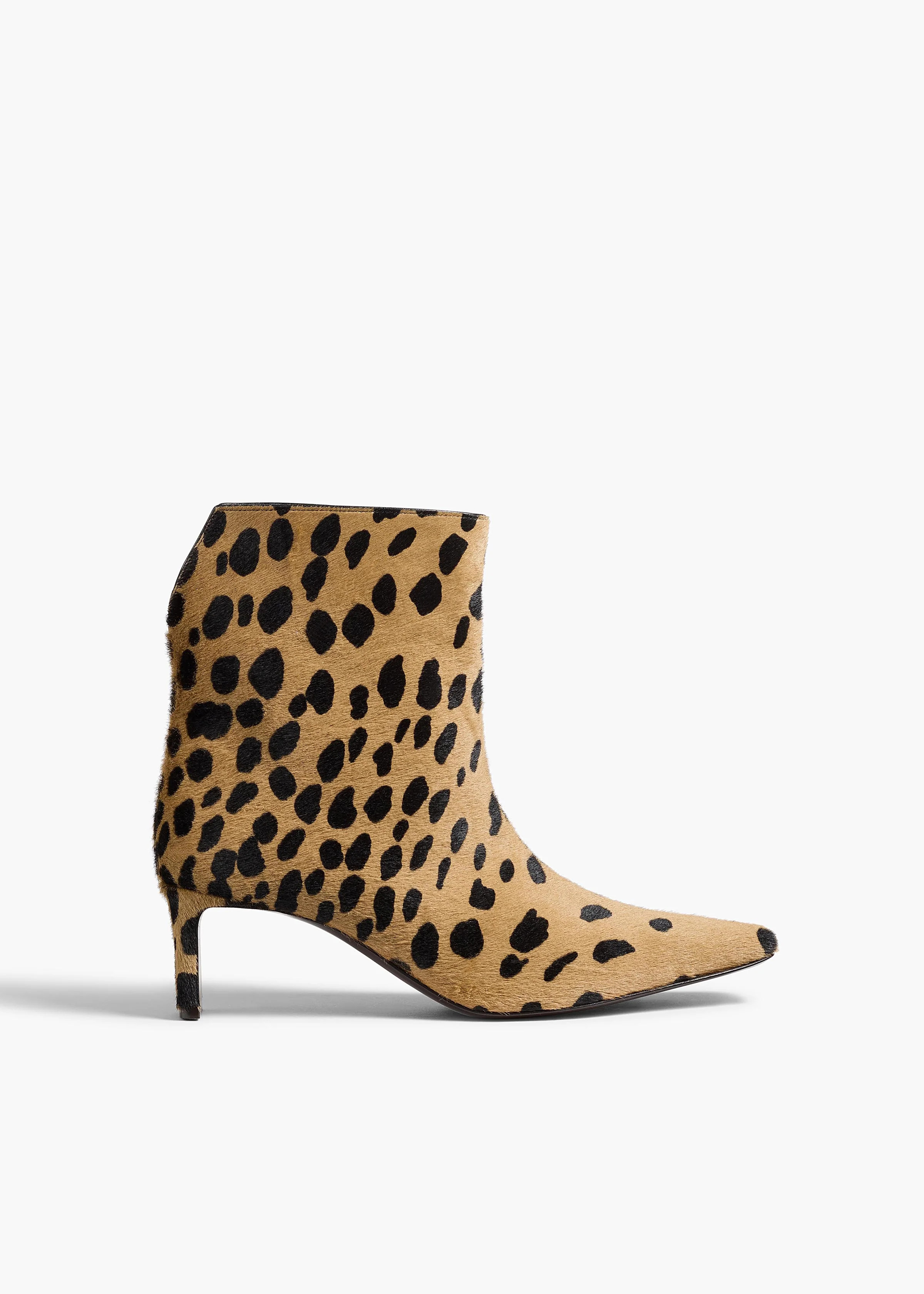 KHAITE - Ona Ankle Boot In Hyena Print Haircalf | Khaite