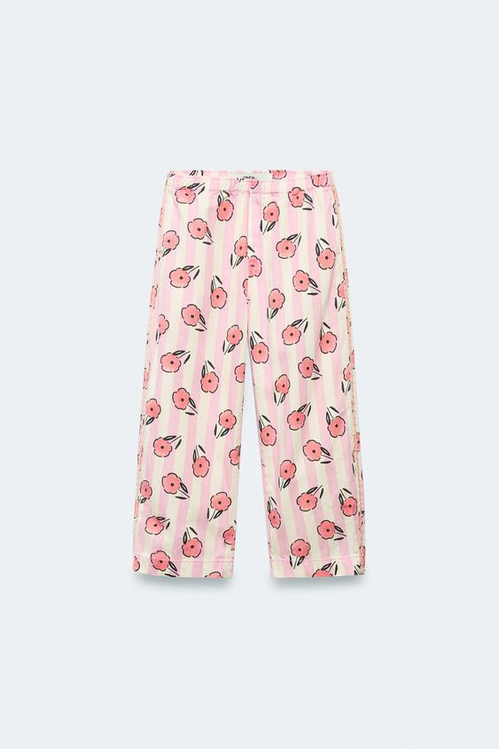 2-14 YEARS / LIMITED EDITION FLORAL BALLOON PANTS | Zara US