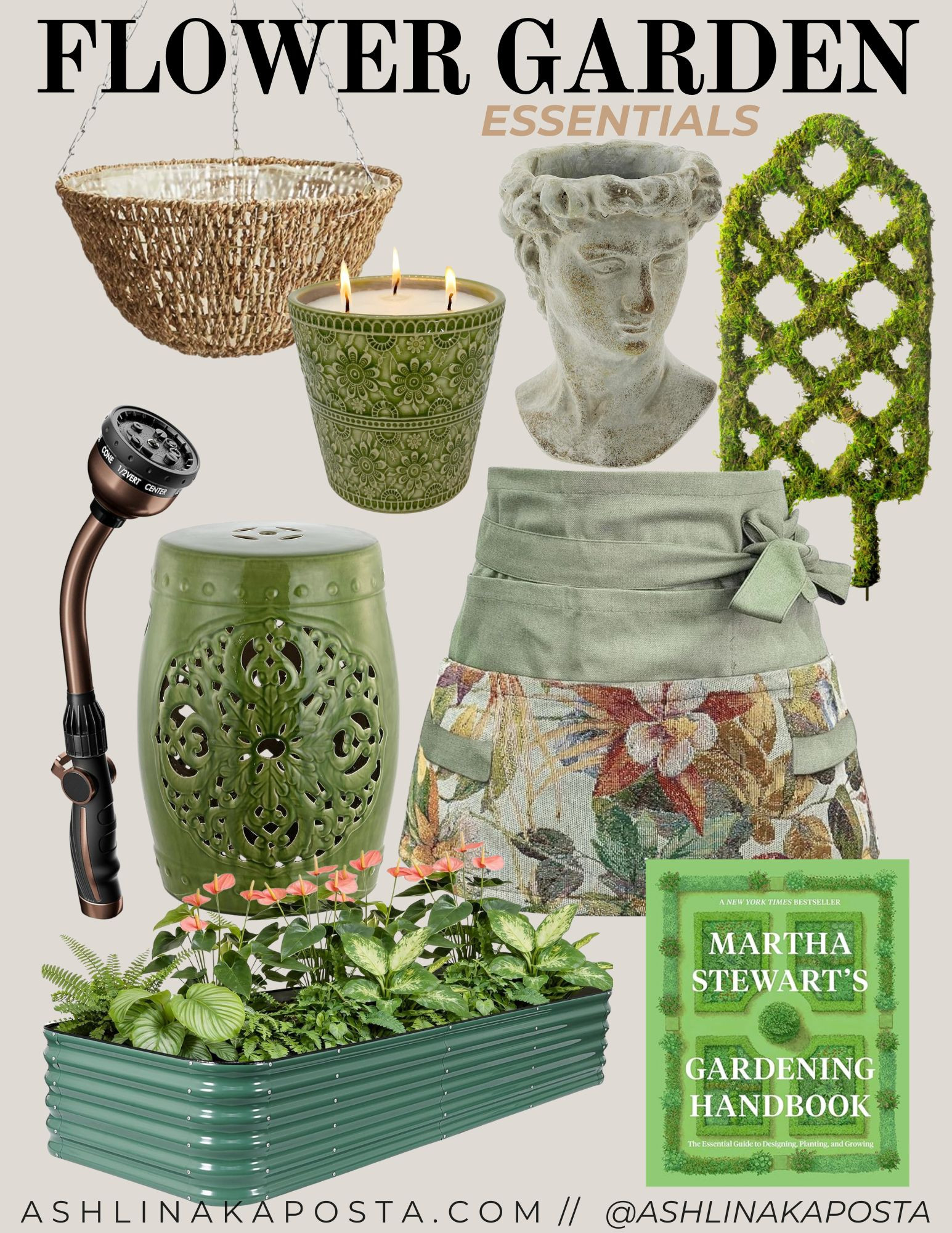 Flower Garden essentials. Transform your outdoor space into a beautiful haven with these garden essentials. From stylish planters to practical tools, these items are perfect for any gardening enthusiast. #GardenEssentials #OutdoorLiving 

 #LTKdayinmylife #LTKOver40 #LTKHome