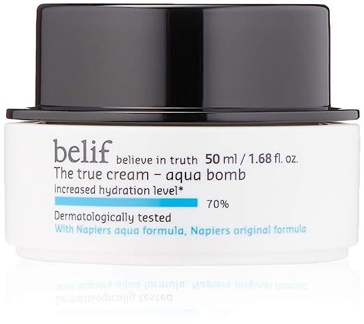 belif The True Cream Aqua Bomb | Rich yet Weightless Face Moisturizer for Combination to Oily Ski... | Amazon (US)