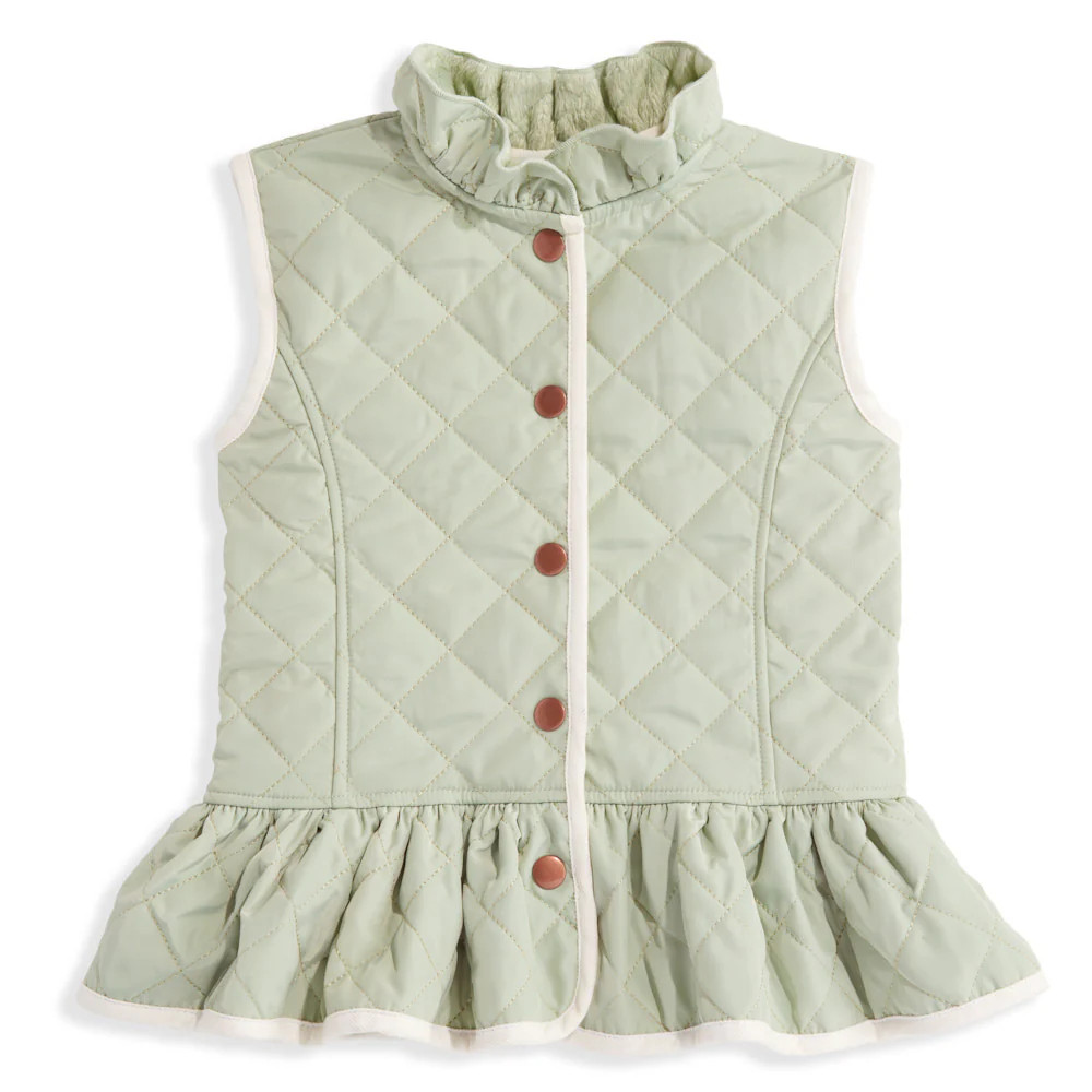 Peplum Puffer Vest | bella bliss 