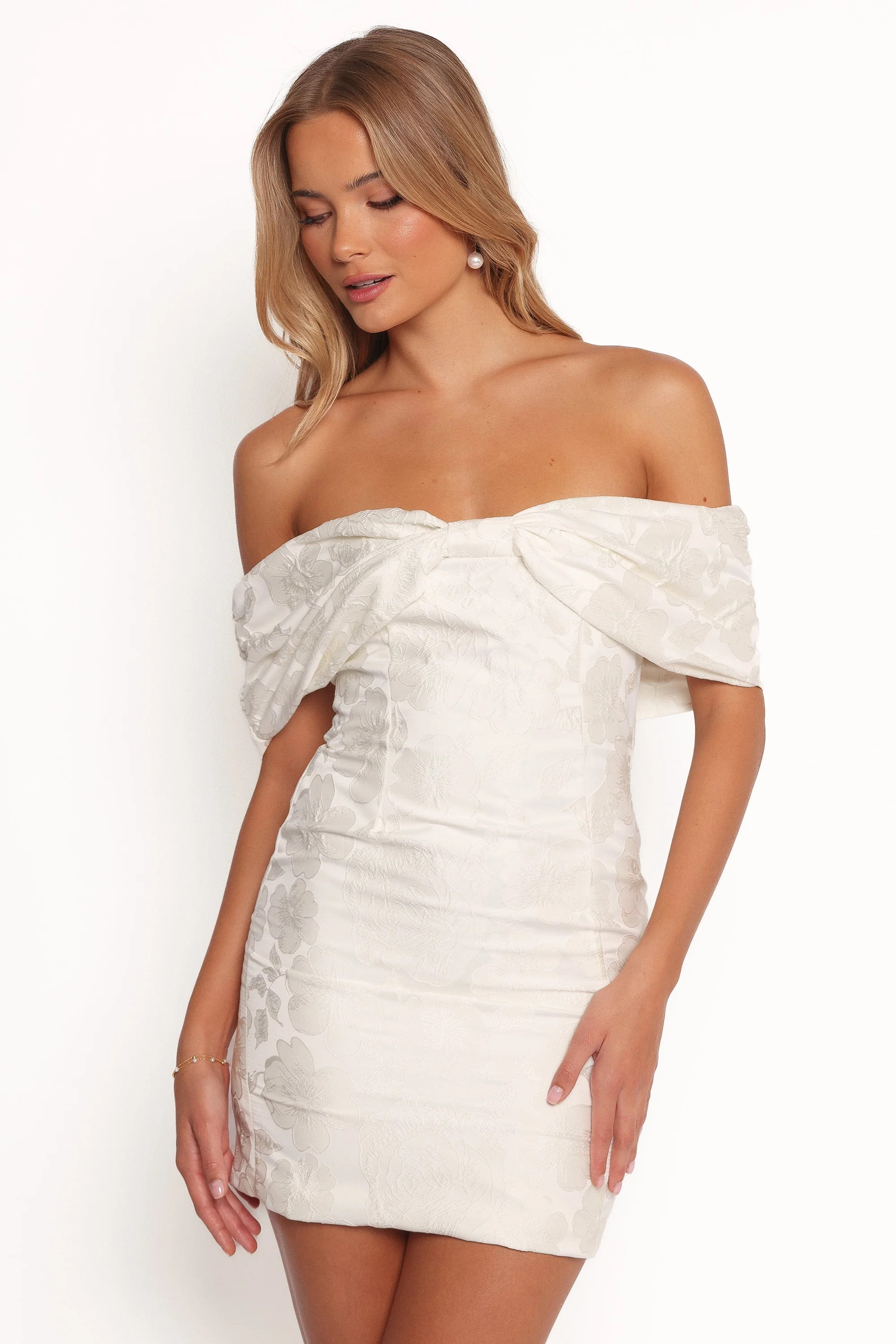 Kaeli Mini Dress - White | Petal & Pup (US)