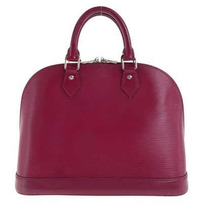 LOUIS VUITTON Epi Alma M40490 Handbag Fuchsia Wine Red SilverHardware leather | eBay US